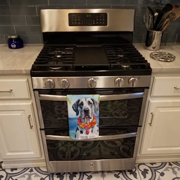 Great Dane Luau Kitchen Towel For Cheap - Image 3