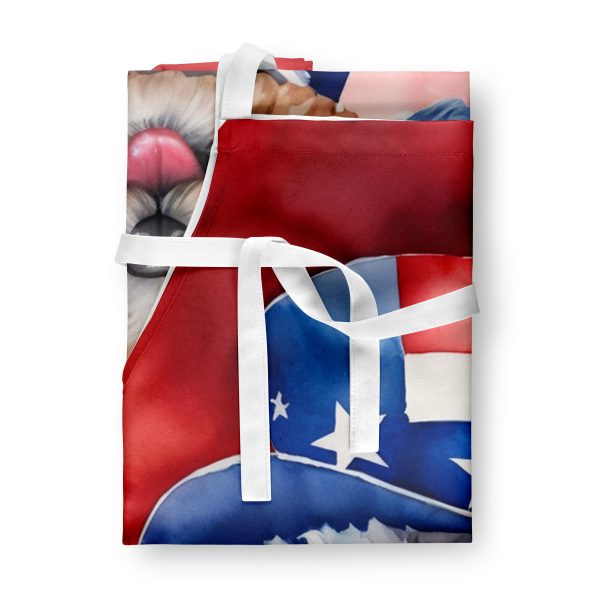 Maltipoo Patriotic American Apron For Sale - Image 3