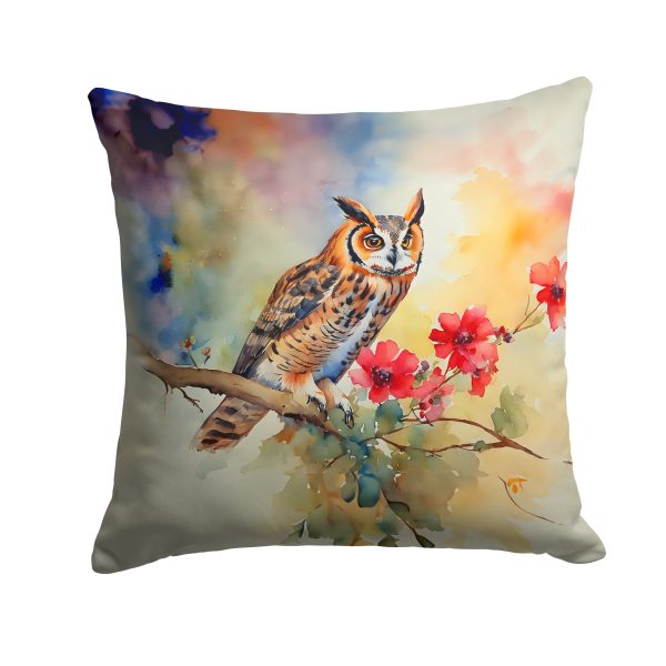 Long-Eared Owl Throw Pillow Fashion