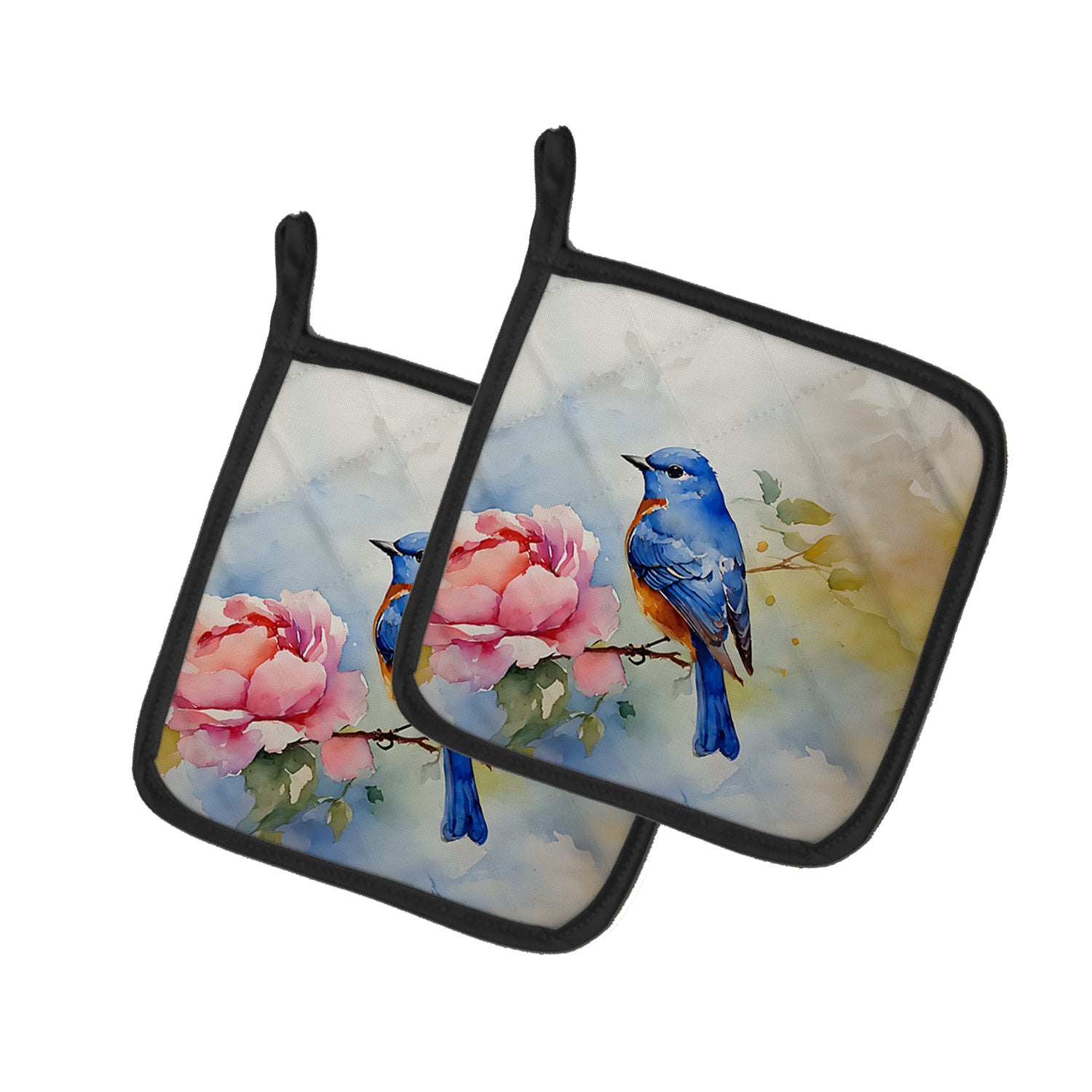 Bluebird Pair of Pot Holders For Cheap