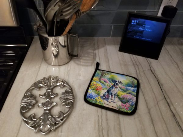 Great Dane Spring Path Pair of Pot Holders Online Hot Sale - Image 3