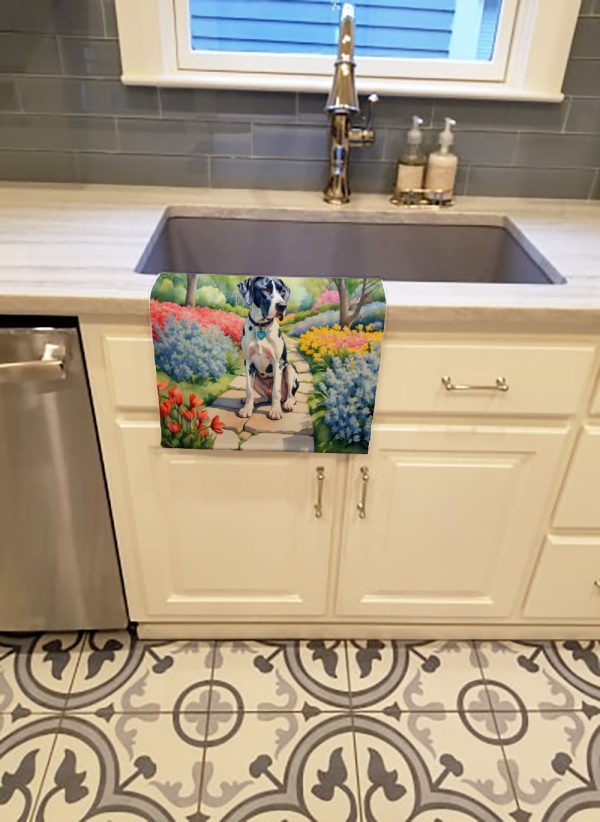 Great Dane Spring Path Kitchen Towel Sale - Image 2