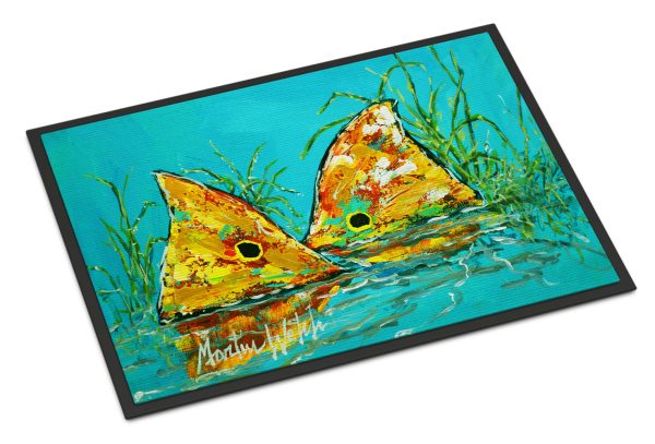Side By Side Red Fish Doormat Hot on Sale