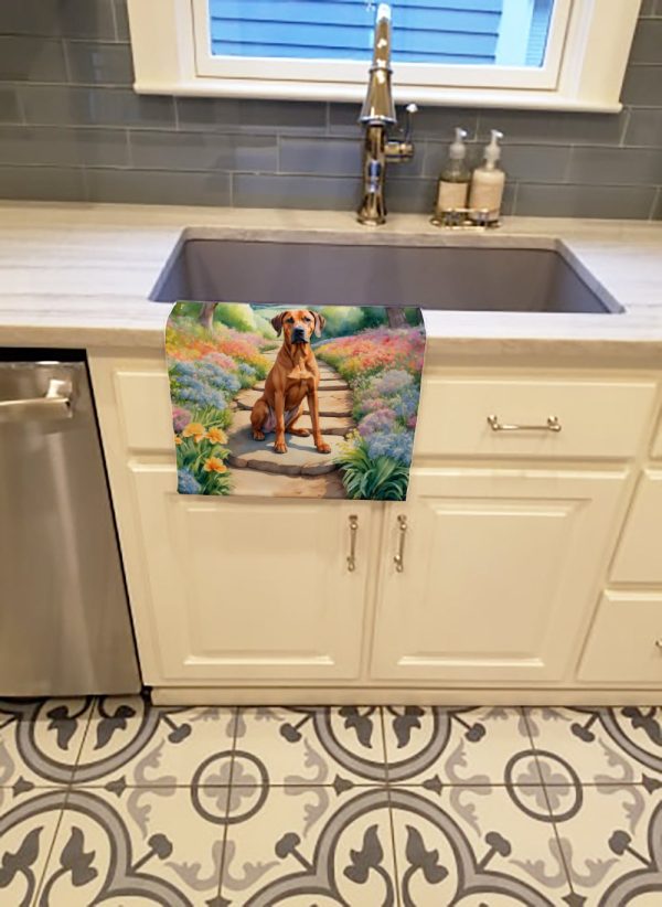 Rhodesian Ridgeback Spring Path Kitchen Towel Online Hot Sale - Image 2