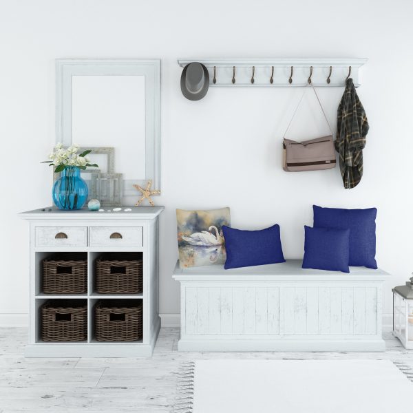 Swan Throw Pillow For Sale - Image 5