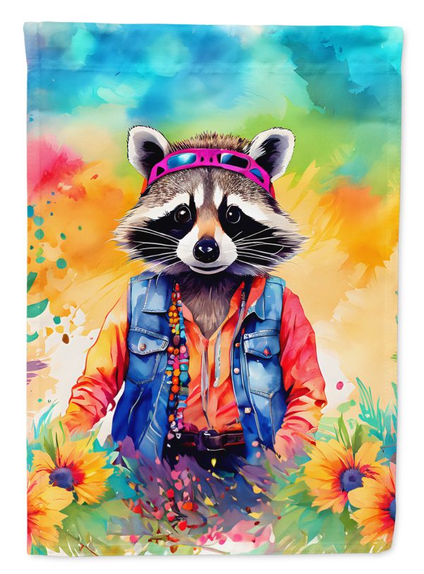 Raccoon Garden Flag - Hippie Aniimals - Animal-Themed Yard Decor Fashion