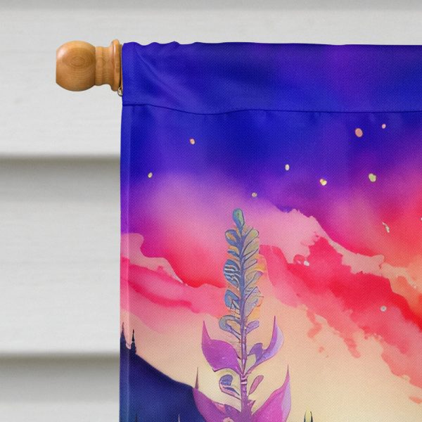 Annual Larkspur in Color House Flag Online now - Image 3