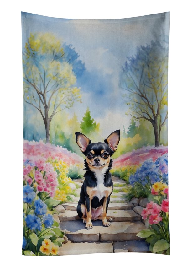 Chihuahua Spring Path Kitchen Towel Supply
