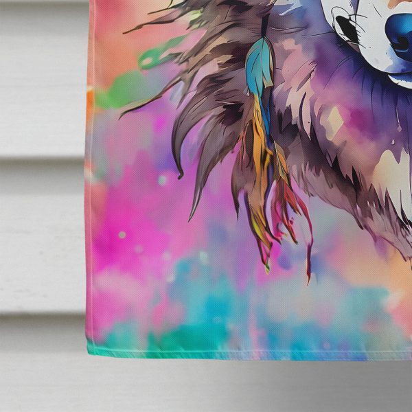 Hippie Animal Wolf House Flag Online - Image 4