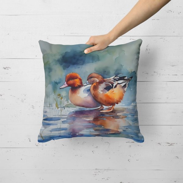 Redhead Duck Throw Pillow Online now - Image 2