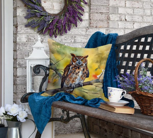 Eastern Screech Owl Throw Pillow Supply - Image 4