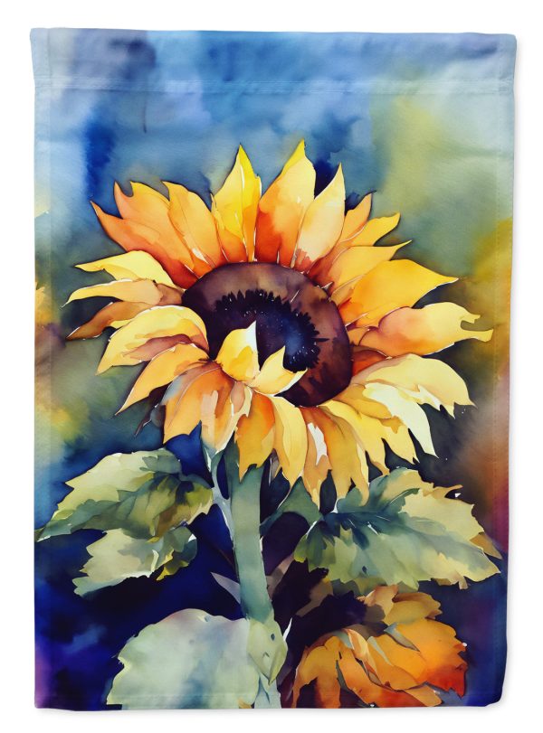 Sunflowers in Watercolor Garden Flag – Outdoor Decorative Garden Flag For Sale