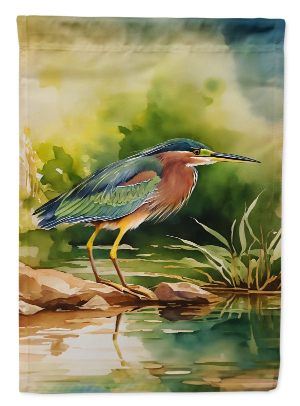 Green Heron House Flag Online Hot Sale