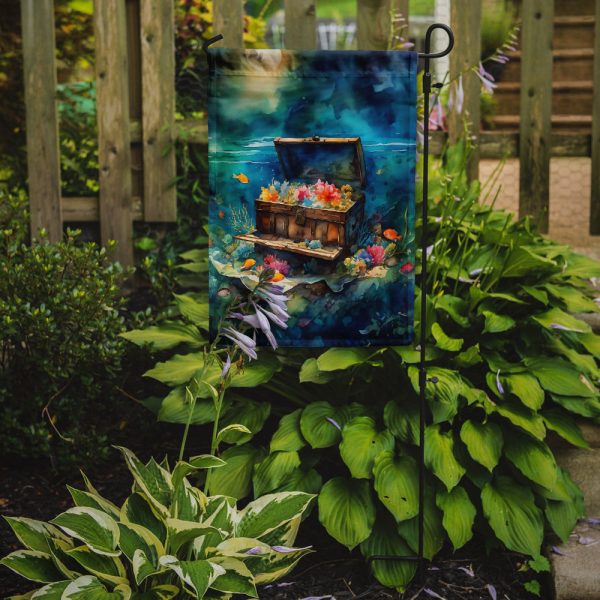 Treasure Chest Garden Flag – Outdoor Decorative Garden Flag Hot on Sale - Image 2