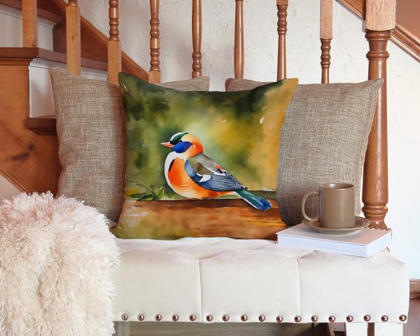 Mandarin Duck Throw Pillow For Cheap - Image 3