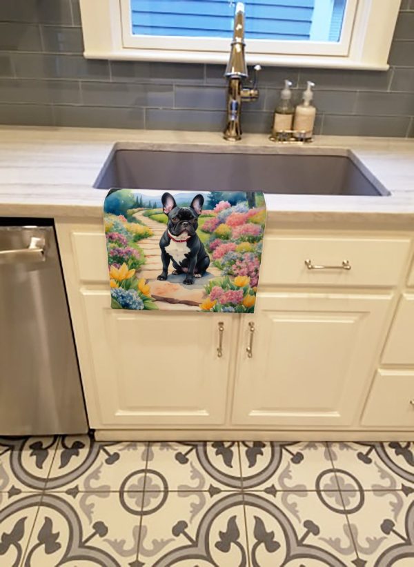 French Bulldog Spring Path Kitchen Towel Discount - Image 2