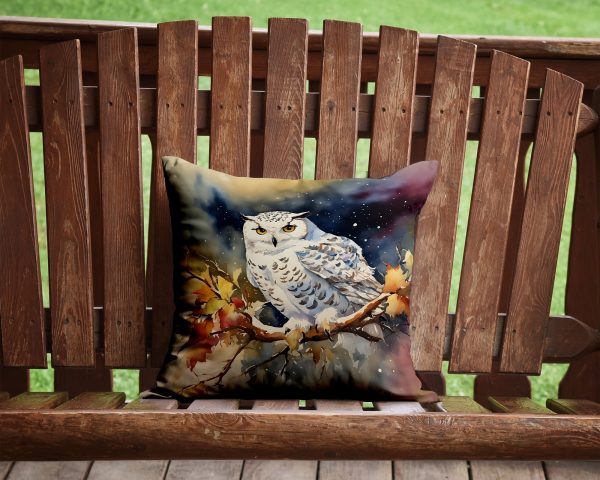 Snowy Owl Throw Pillow Online now - Image 2