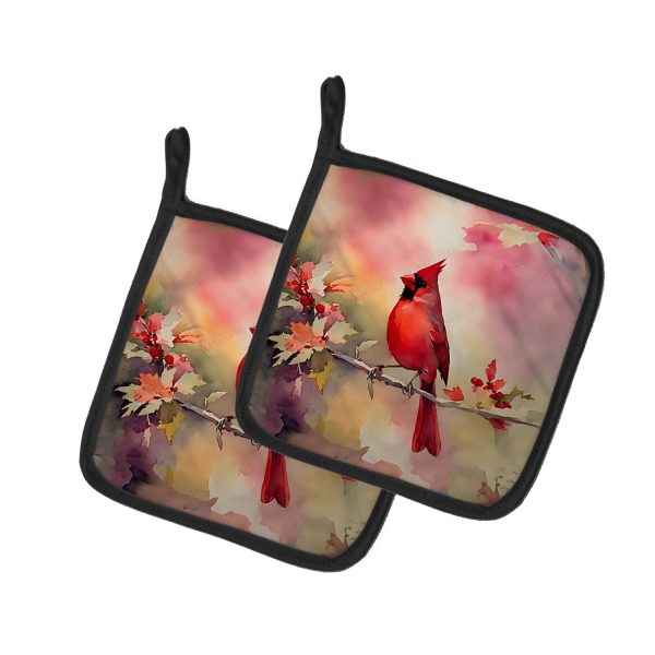 Cardinal Pair of Pot Holders Online now
