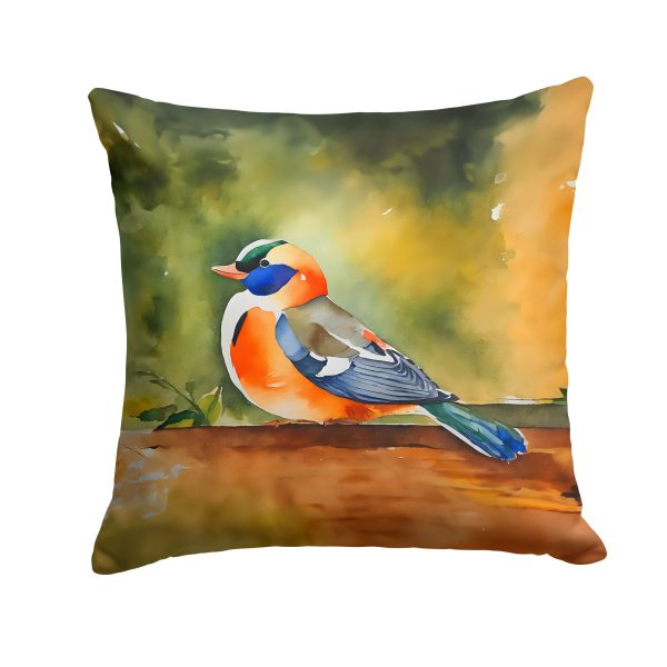 Mandarin Duck Throw Pillow For Cheap