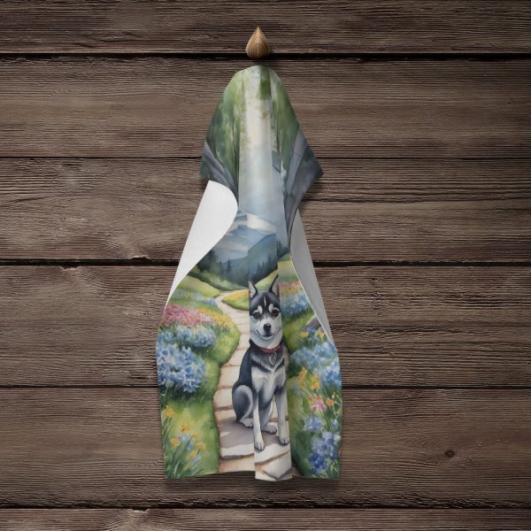 Alaskan Klee Kai Spring Garden Kitchen Towel Supply - Image 4