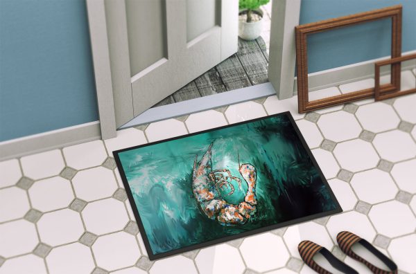 A Touch of Blue Shrimp Doormat For Cheap - Image 4