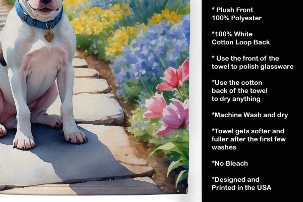 Bull Terrier Spring Path Kitchen Towel Fashion - Image 5