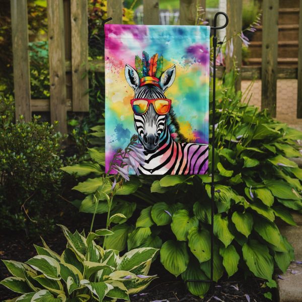 Zebra Garden Flag - Hippie Aniimals - Animal-Themed Yard Decor Online Sale - Image 2