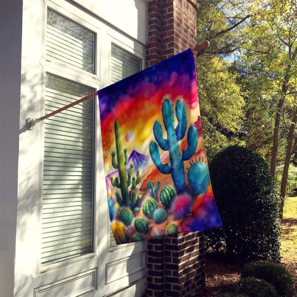 Cactus in Color House Flag Hot on Sale - Image 2