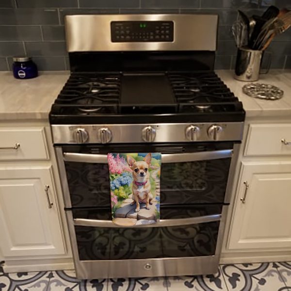 Chihuahua Spring Path Kitchen Towel on Sale - Image 3