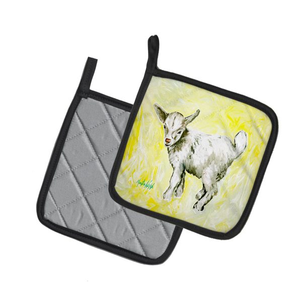 Billy The Kid Goat Pair of Pot Holders Discount - Image 2