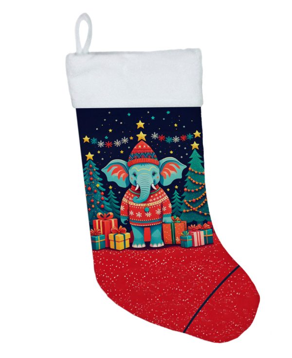 Elephant Christmas Christmas Stocking Online - Image 2