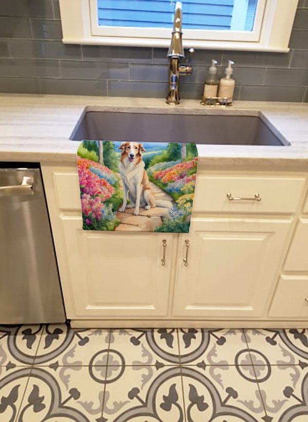 Borzoi Spring Path Kitchen Towel Online now - Image 2