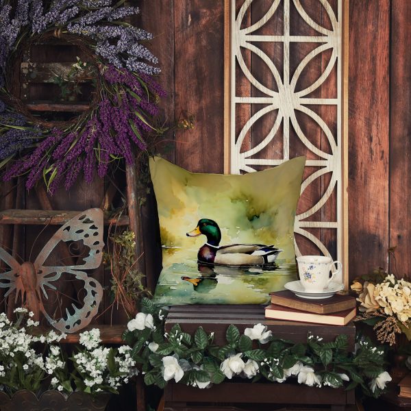 Mallard Throw Pillow Online now - Image 5