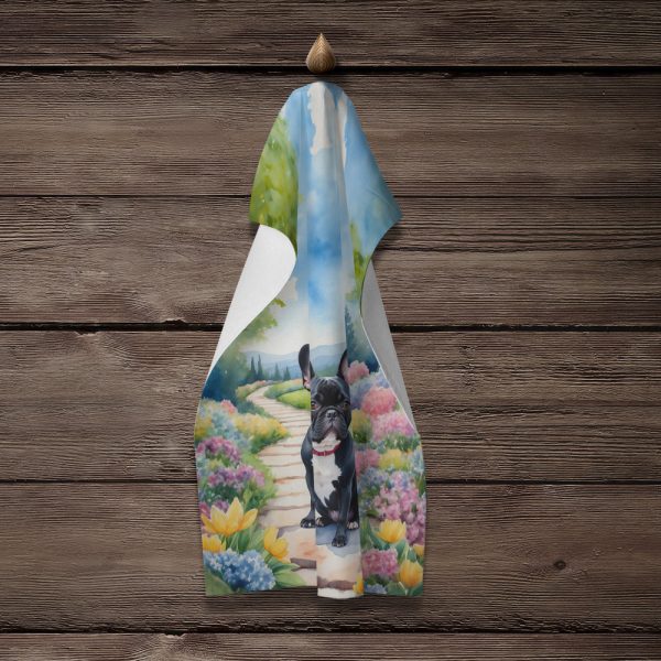 French Bulldog Spring Path Kitchen Towel Discount - Image 4