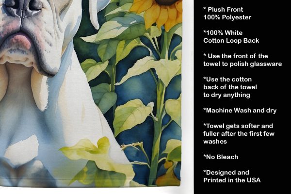 Boxer in Sunflowers Kitchen Towel Discount - Image 5