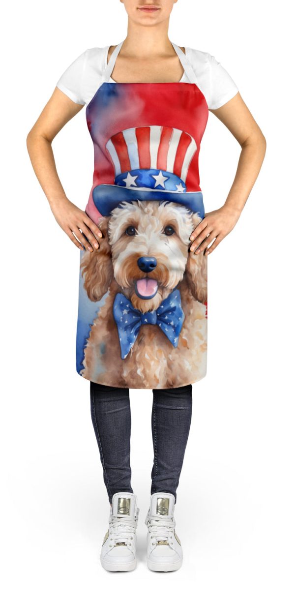 Goldendoodle Patriotic American Apron Online Sale - Image 2