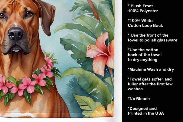 Rhodesian Ridgeback Luau Kitchen Towel Online Hot Sale - Image 5