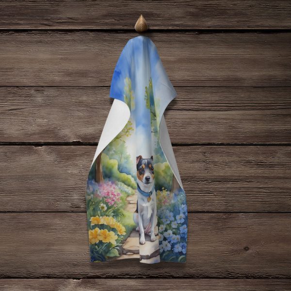 Jack Russell Terrier Spring Path Kitchen Towel Fashion - Image 4