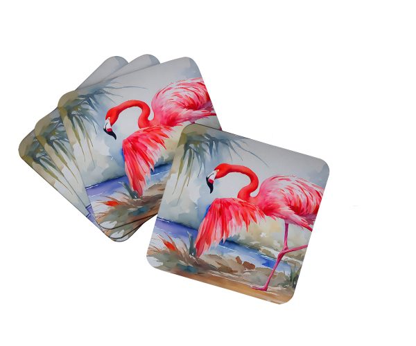Flamingo Foam Coasters Fashion