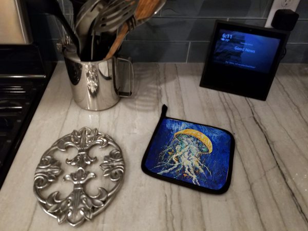 Free Fall Jellyfish Pair of Pot Holders Cheap - Image 3