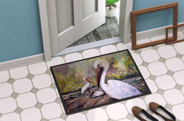 Three Pelicans on a Pier Doormat Discount - Image 4