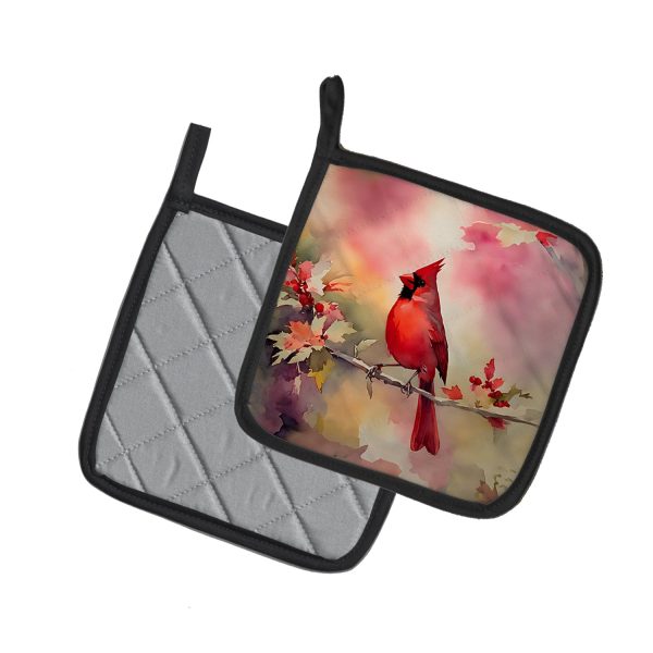 Cardinal Pair of Pot Holders Online now - Image 2