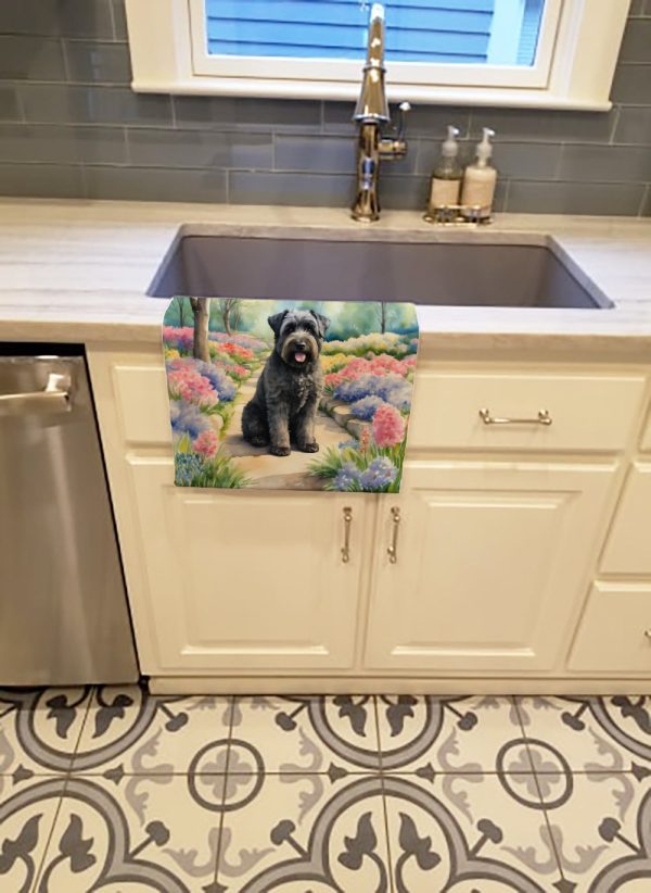 Bouvier des Flandres Spring Path Kitchen Towel Fashion - Image 2