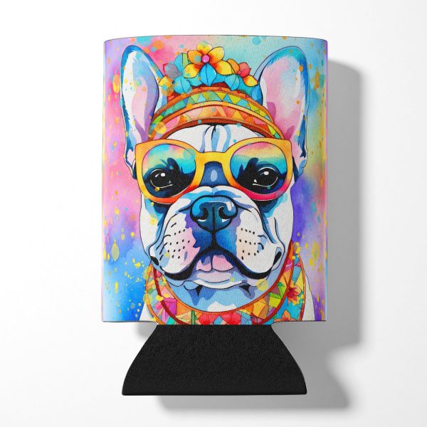 French Bulldog Hippie Dawg Can or Bottle Hugger Online Hot Sale