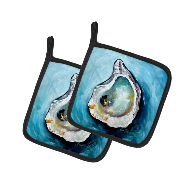 J Mac Oyster Pair of Pot Holders For Sale