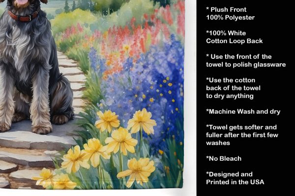 Wirehaired Pointing Griffon Spring Path Kitchen Towel Online Hot Sale - Image 5
