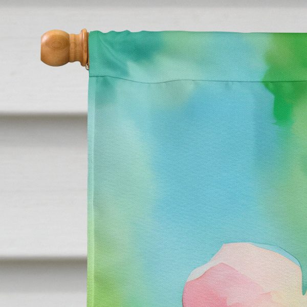 Arkansas Apple Blossom in Watercolor House Flag For Cheap - Image 3