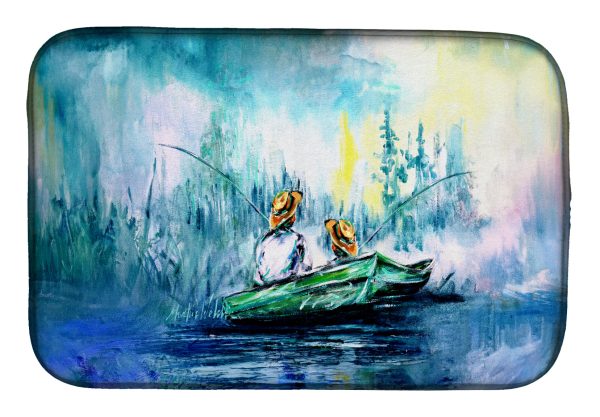 Fishing On The Bayou Dish Drying Mat Sale