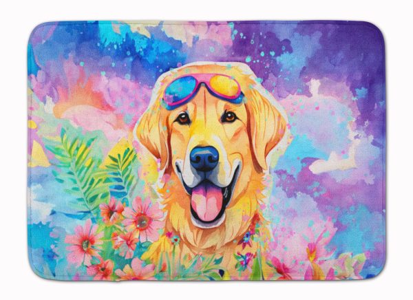 Yellow Labrador Hippie Dawg Memory Foam Kitchen Mat Discount