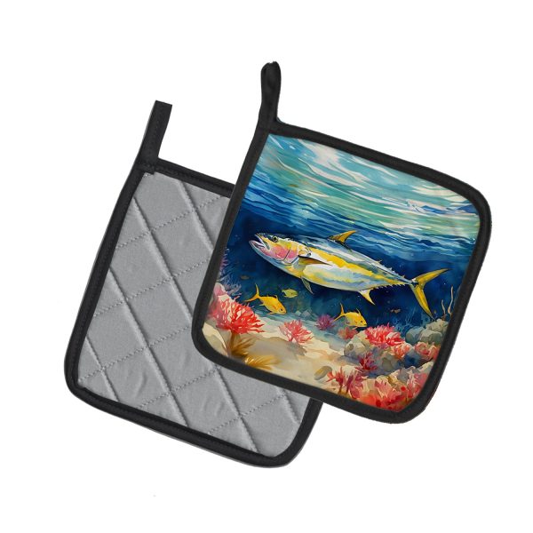 Yellowfin Tuna Pair of Pot Holders Online Hot Sale - Image 2